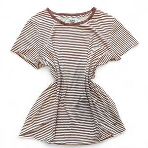 Victoria's Secret PINK Brown and White T-shirt | L